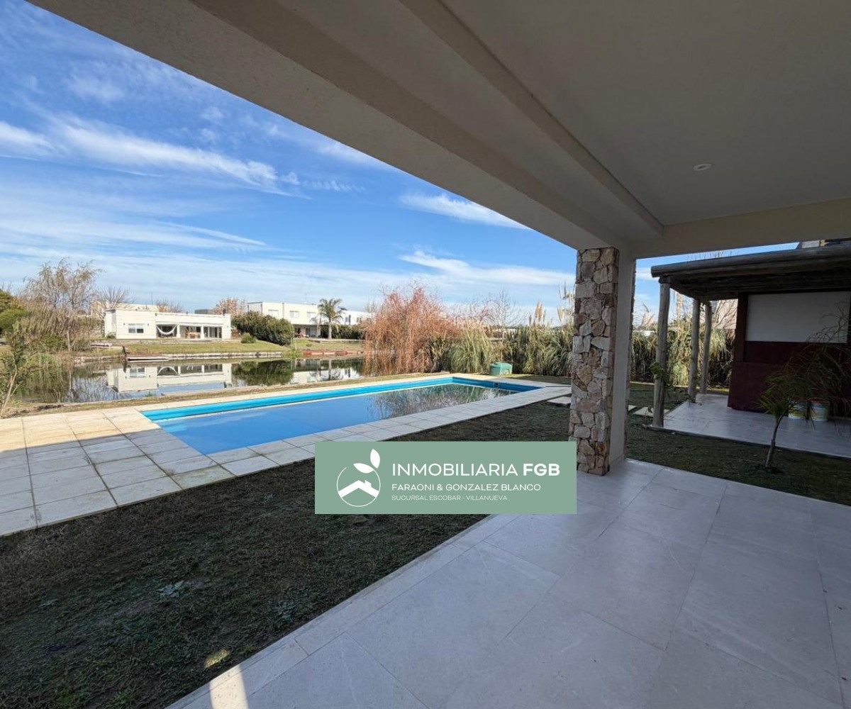 CASA A LA LAGUNA en Canton Islas - 240m2 cubiertos | 4 DORMITORIOS | PLAYROOM | DESPENSA | PILETA |  0