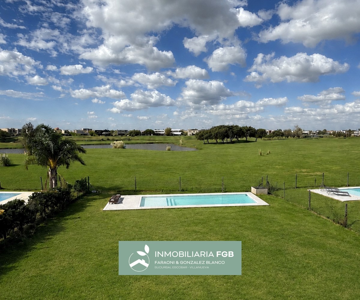 CASA AL GOLF  EN VENTA | EL CANTÓN, ESCOBAR | 3 DORMITORIOS | PILETA | ESCRITORIO 0