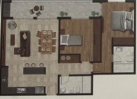 Planta 3 ambientes
