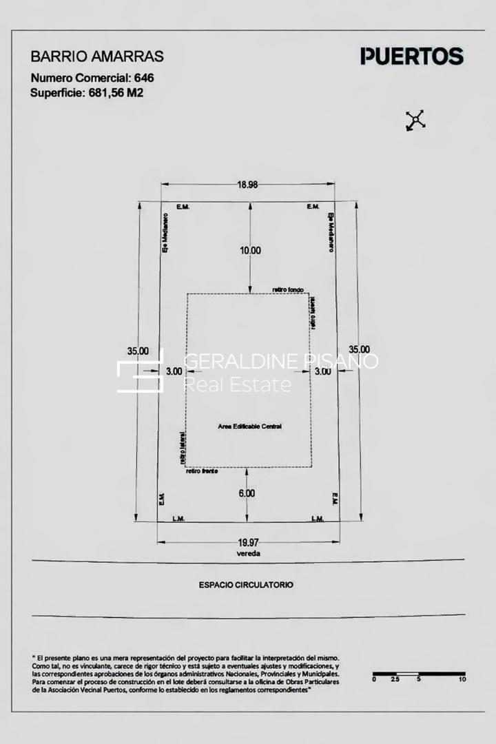 LOTE EN VENTA EN AMARRAS DE PUERTOS DEL LAGO CON FINANCIAMIENTO 100
