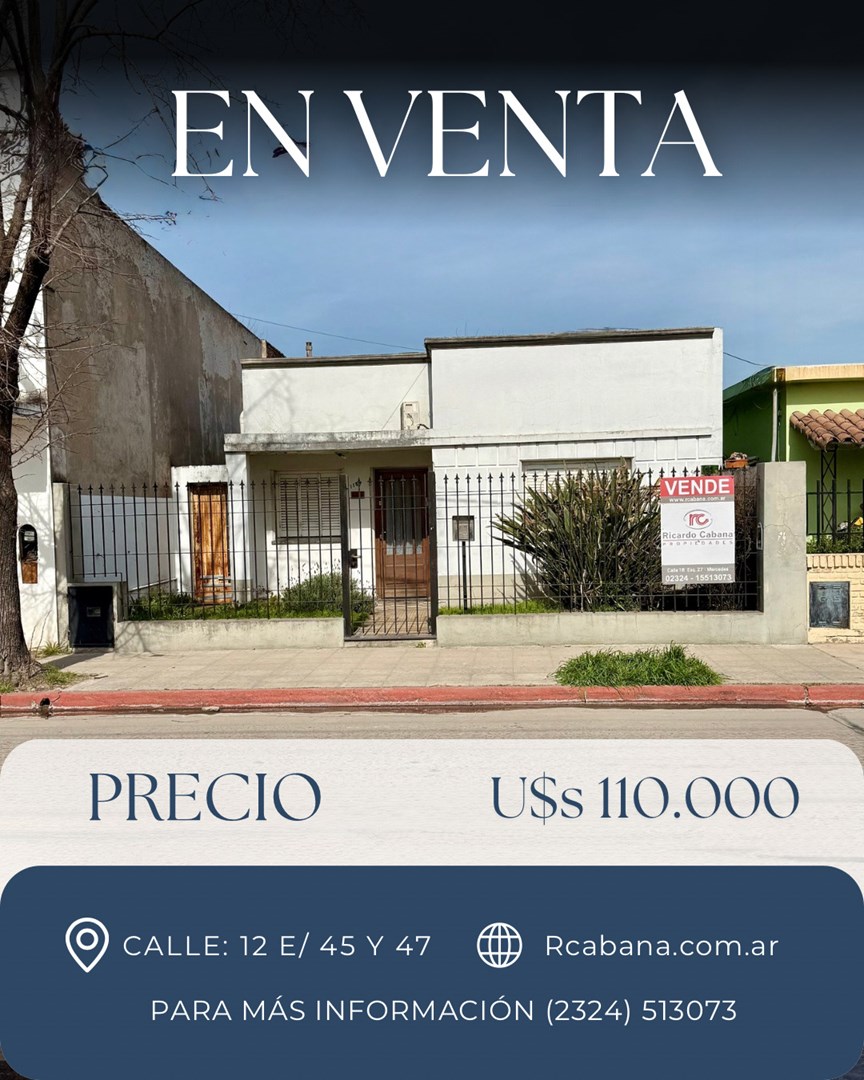 Calle 12 e/ 45 y 47 CASA EN VENTA