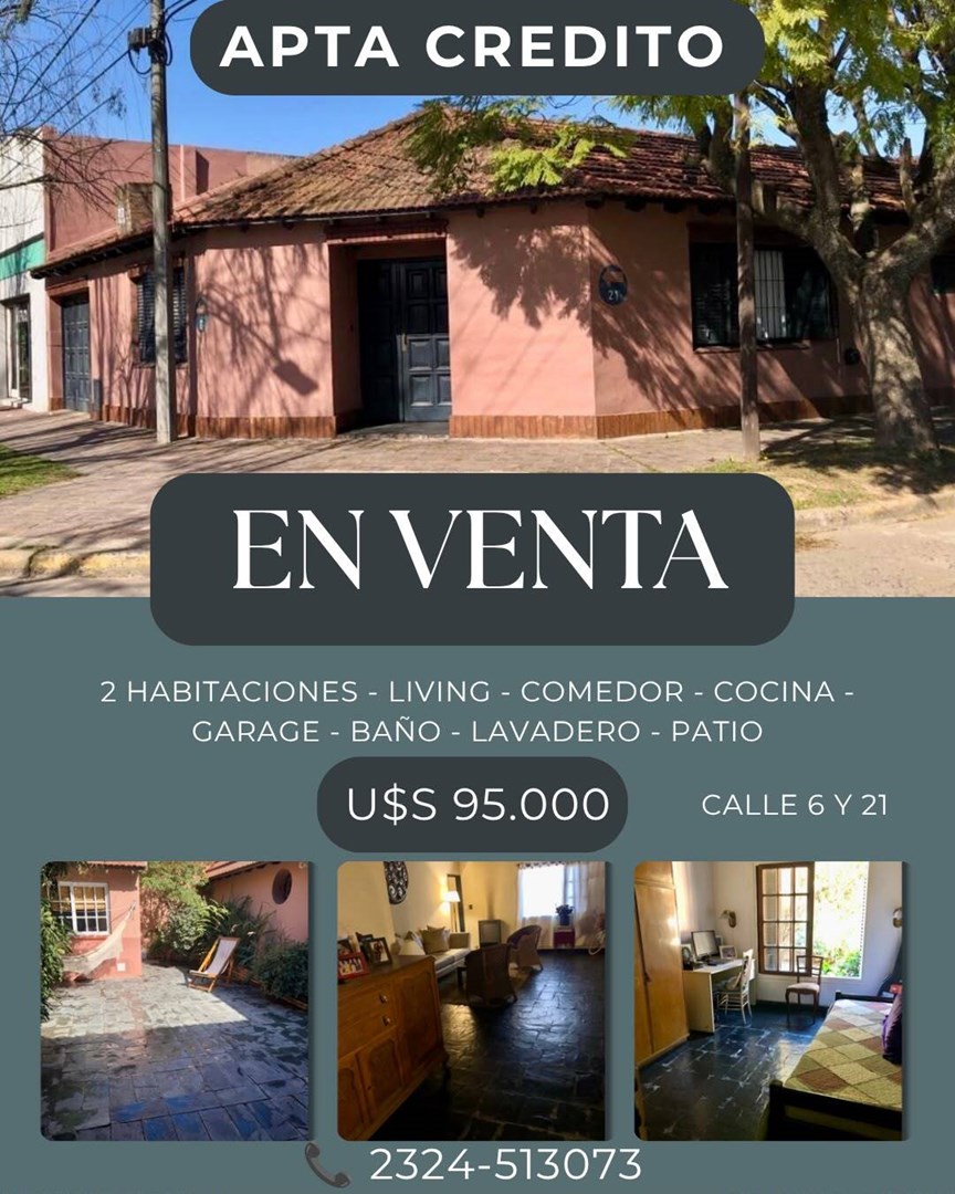 EN VENTA CASA APTA CRÉDITO