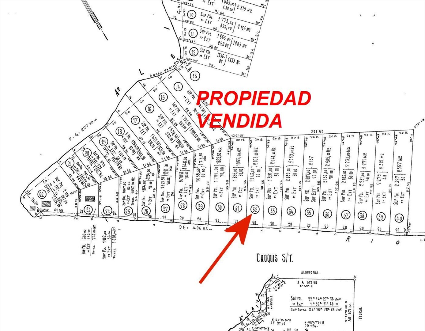 Rio o Arroyo San Antonio Parcela 32