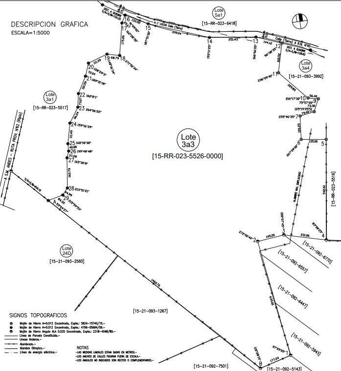 Ruta 62, Noregon Club de Campo