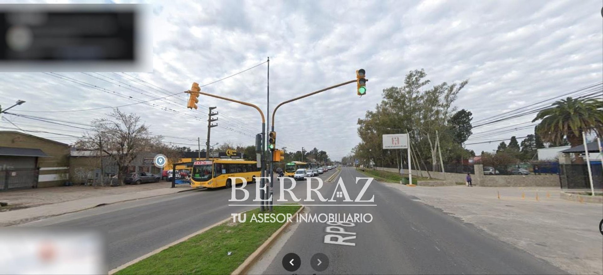 Lote venta de 1075 m2 sobre Ruta 8 km a la altura del km 52 de Pilar