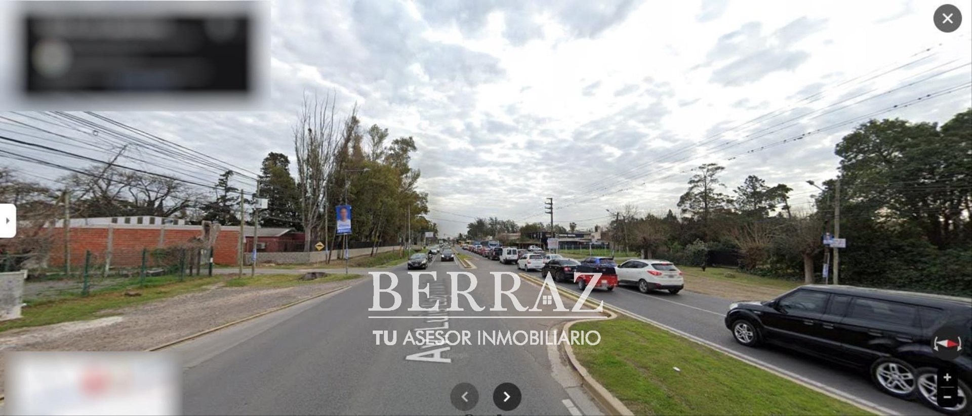 Lote venta de 1075 m2 sobre Ruta 8 km a la altura del km 52 de Pilar