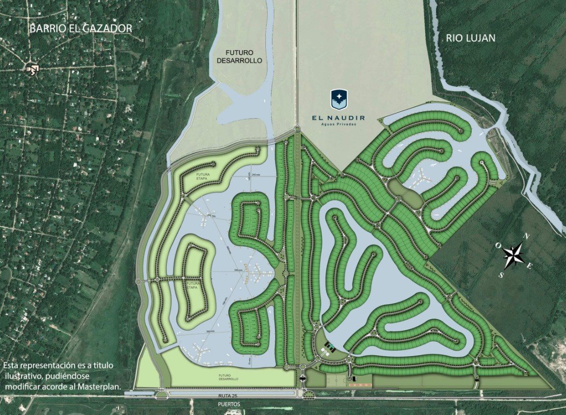 OPORTUNIDAD! Lote venta de 782 m2 al agua en El Naudir Escobar