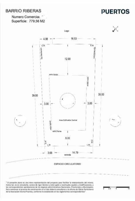 Terreno Lote  en Venta al agua en Riberas, Puertos, Escobar